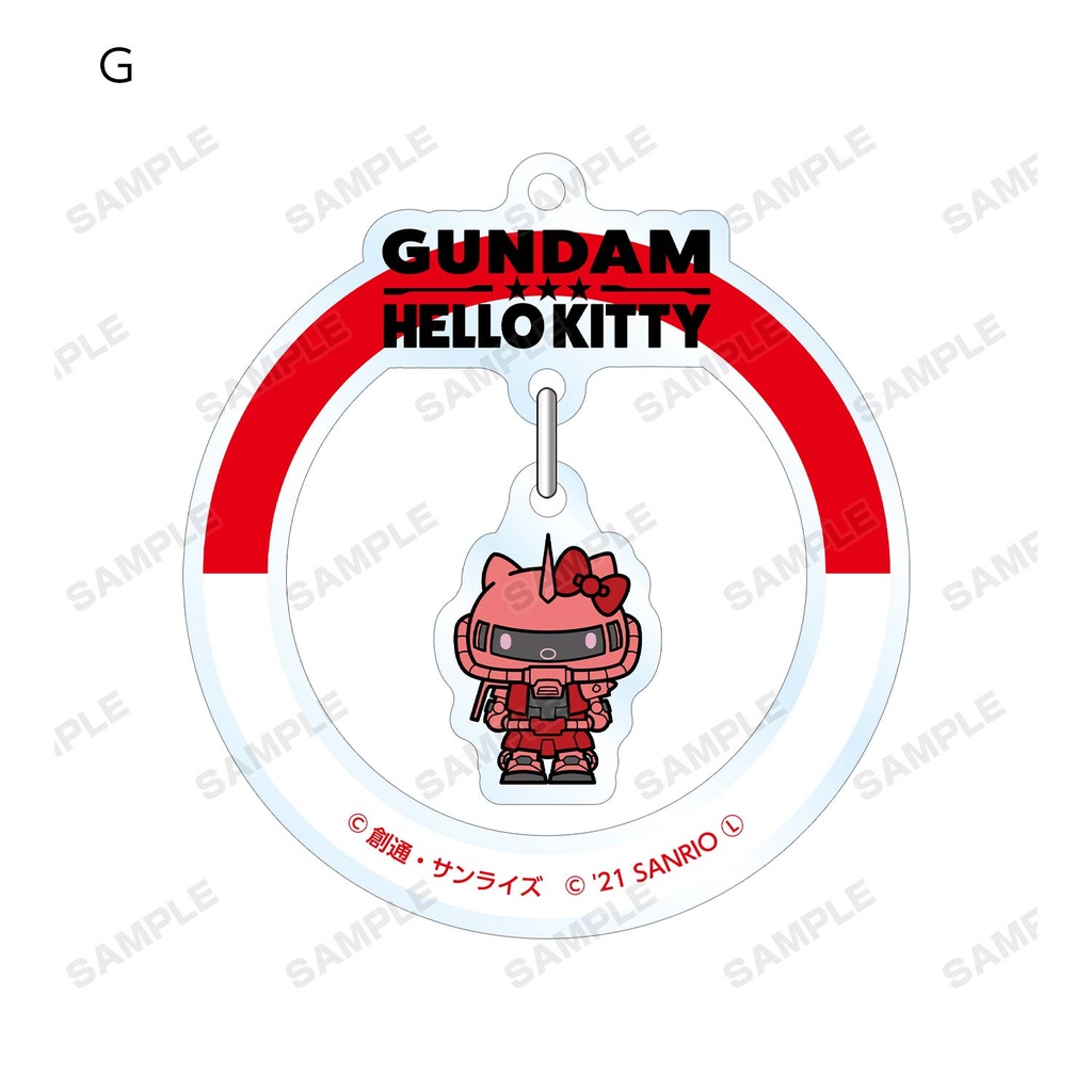 (PO) Gundam & Hello Kitty Trading Yurayura Acrylic Key Chain [BOX] Image_9