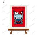 (PO) Gundam & Hello Kitty Trading Mini Art Frame [BOX] Image_5