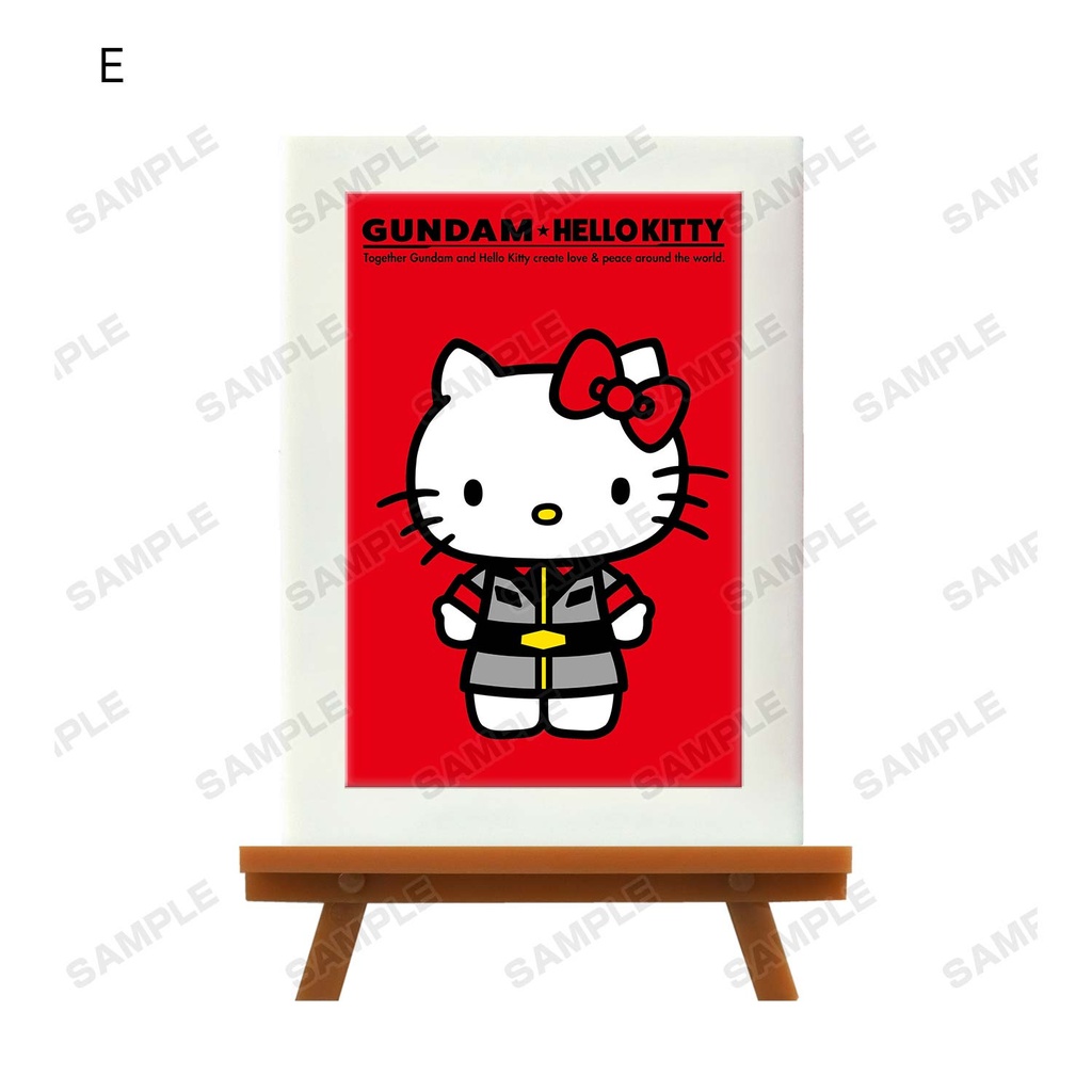 (PO) Gundam & Hello Kitty Trading Mini Art Frame [BOX] Image_7