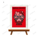 (PO) Gundam & Hello Kitty Trading Mini Art Frame [BOX] Image_11
