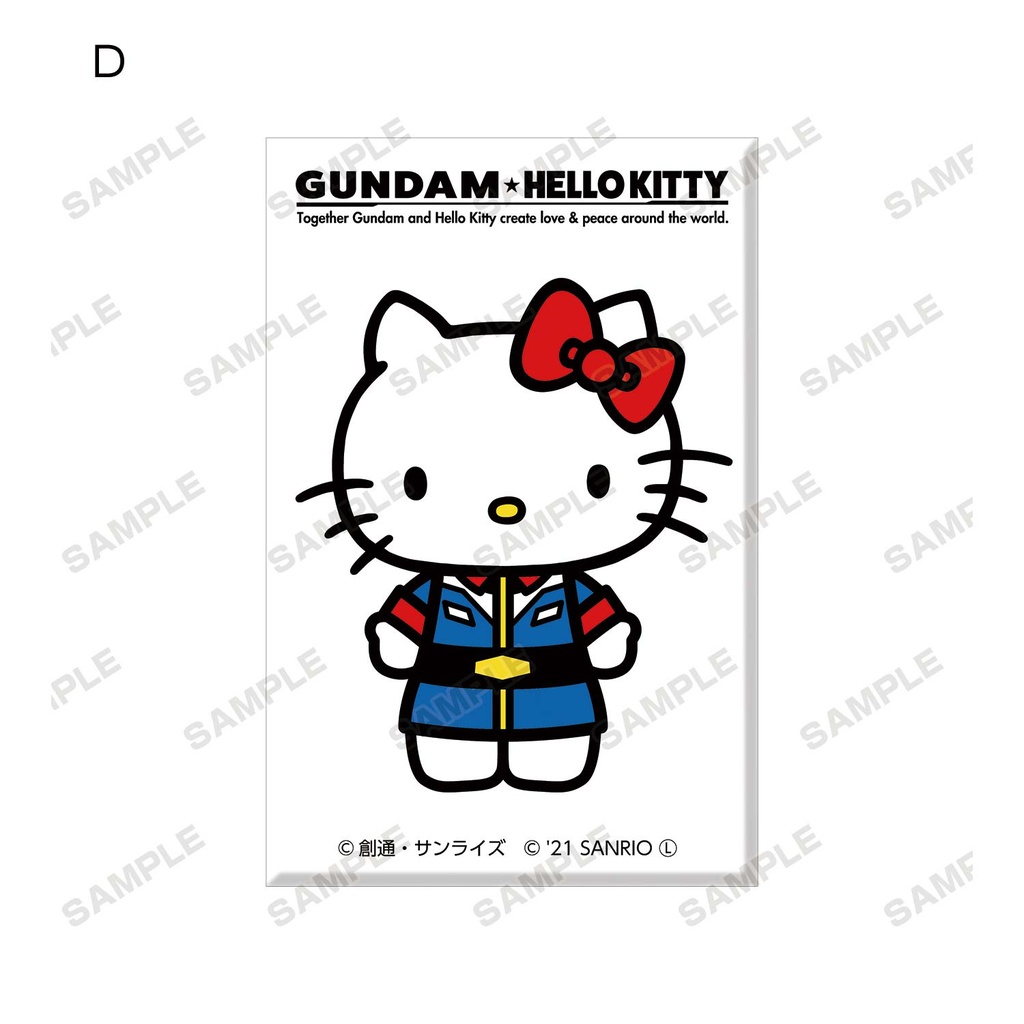 (PO) Gundam & Hello Kitty Trading Can Magnet [BOX] Image_6