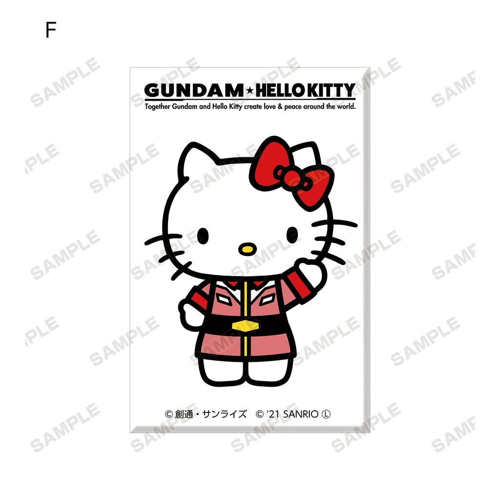 (PO) Gundam & Hello Kitty Trading Can Magnet [BOX] Image_8