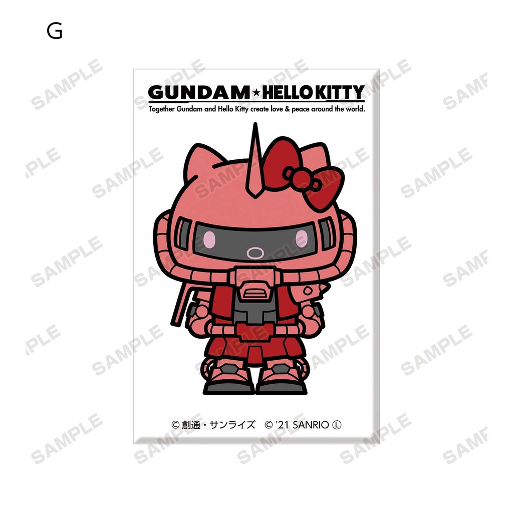 (PO) Gundam & Hello Kitty Trading Can Magnet [BOX] Image_9