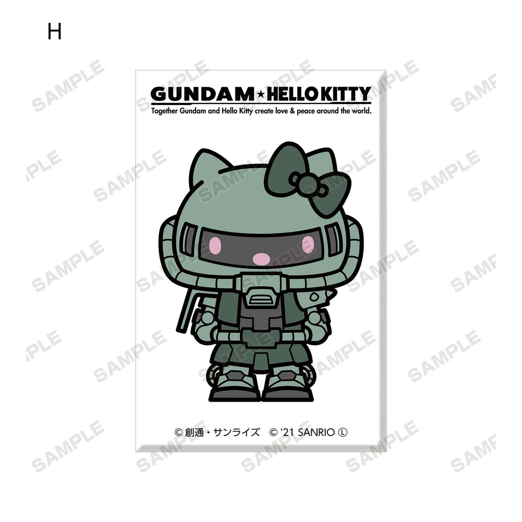 (PO) Gundam & Hello Kitty Trading Can Magnet [BOX] Image_10