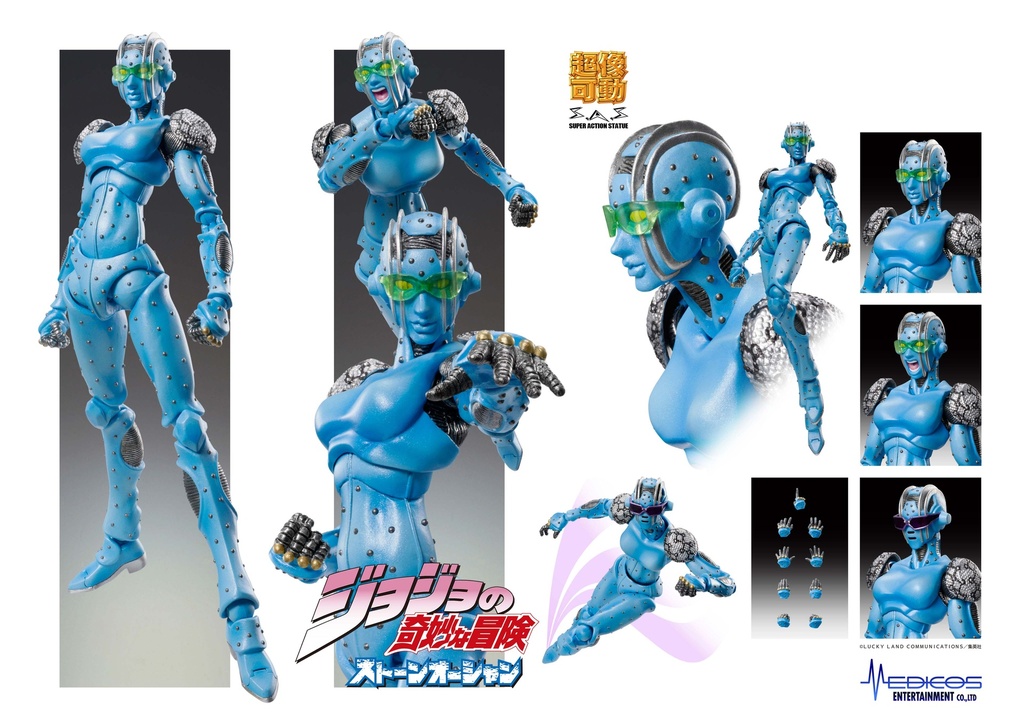 (PO) Super Action Statue JoJo's Bizarre Adventure Part VI Stone Ocean - Stone Free (Re-issue) Image_3