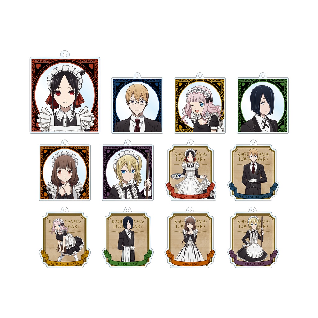 (PO) Kaguya-sama: Love is War Season 2 Original Illustration Maid & Butler Ver. Trading Acrylic Key Chain [BOX] Image_2