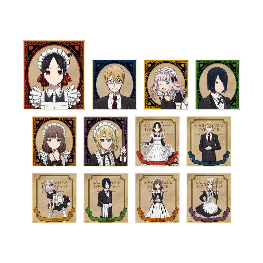 (PO) Kaguya-sama: Love is War Season 2 Original Illustration Maid & Butler Ver. Trading Mini Shikishi [BOX] Image_2