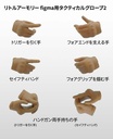 (PO) LittleArmory-OP06 figma Tactical Gloves 2 Handgun Set (Tan) Image_2