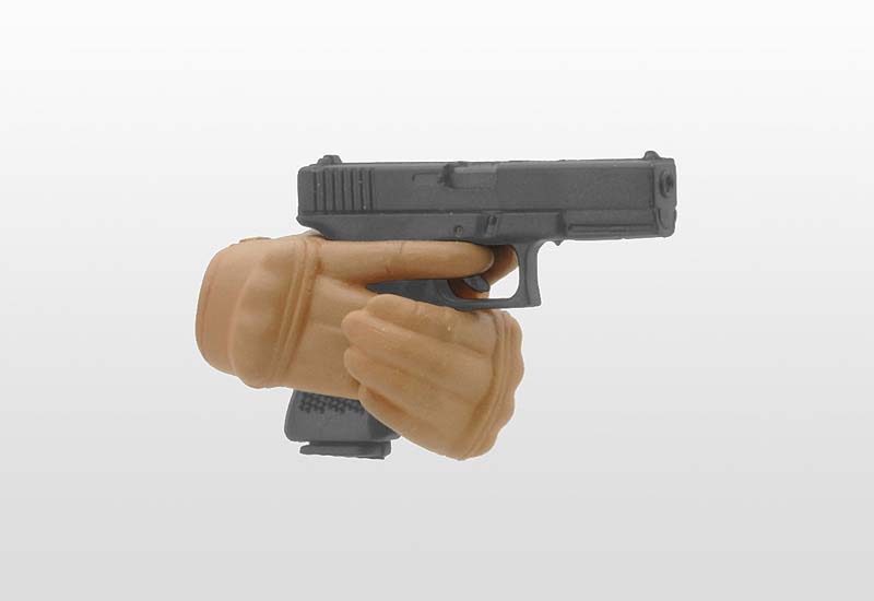 (PO) LittleArmory-OP06 figma Tactical Gloves 2 Handgun Set (Tan) Image_6