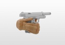 (PO) LittleArmory-OP06 figma Tactical Gloves 2 Handgun Set (Tan) Image_7