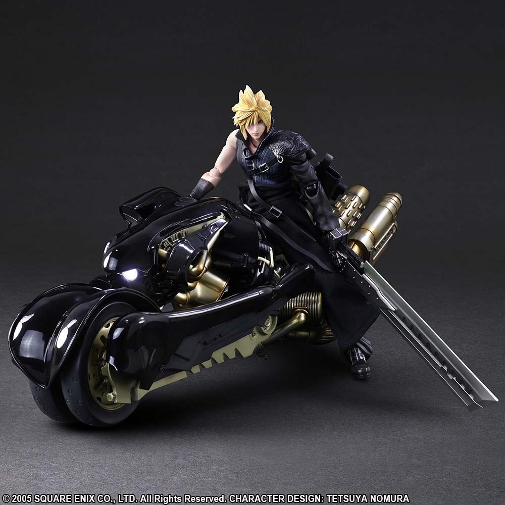 (PO) Final Fantasy VII Advent Children Play Arts Kai Cloud Strife & Fenrir (Re-issue) Image_2