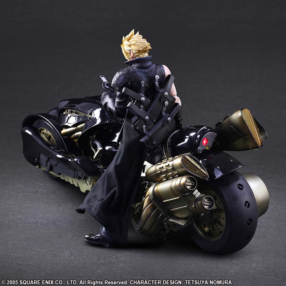 (PO) Final Fantasy VII Advent Children Play Arts Kai Cloud Strife & Fenrir (Re-issue) Image_3