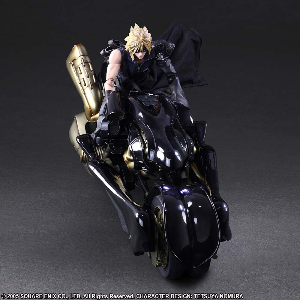 (PO) Final Fantasy VII Advent Children Play Arts Kai Cloud Strife & Fenrir (Re-issue) Image_4