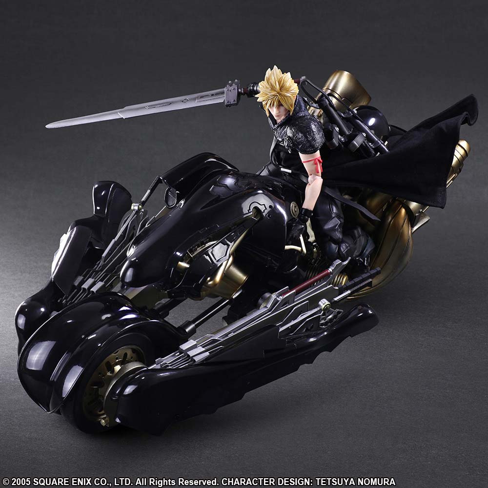 (PO) Final Fantasy VII Advent Children Play Arts Kai Cloud Strife & Fenrir (Re-issue) Image_5