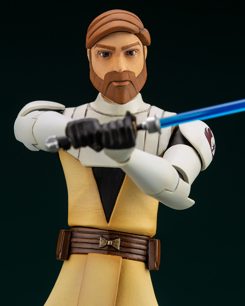 (PO) ARTFX+ Star Wars: The Clone Wars - Obi Wan Kenobi The Clone Wars Ver. Image_11