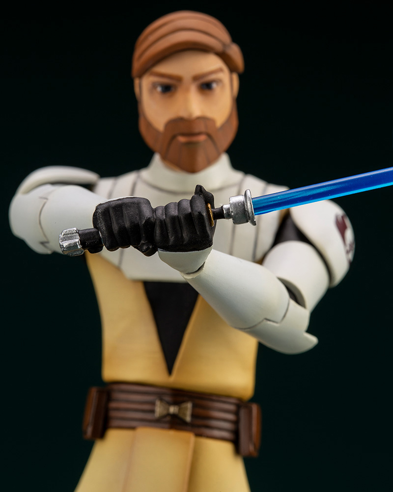 (PO) ARTFX+ Star Wars: The Clone Wars - Obi Wan Kenobi The Clone Wars Ver. Image_12