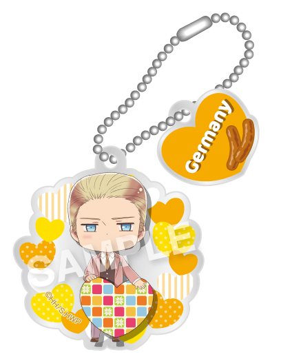 (PO) Hetalia World Stars Acrylic Ball Chain [BOX] Image_3