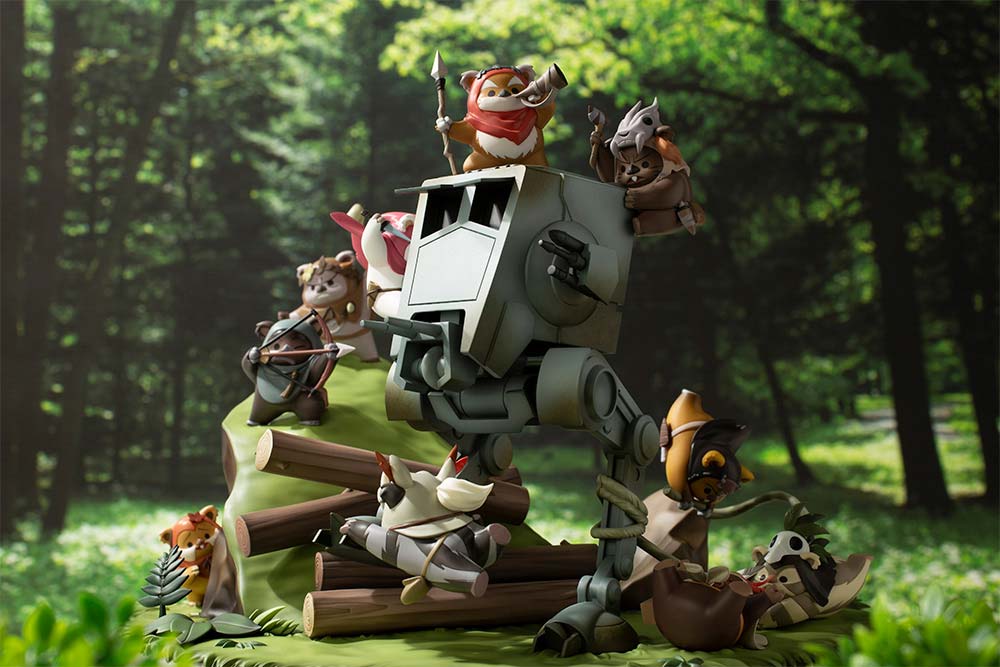 (PO) Star Wars ARTFX Artist Series Battle of Endor The Little Rebels Image_15