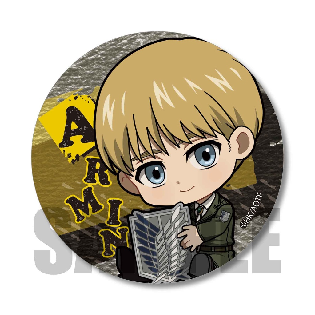 (PO) Trading Can Badge Attack on Titan GyuGyutto [BOX] Image_4