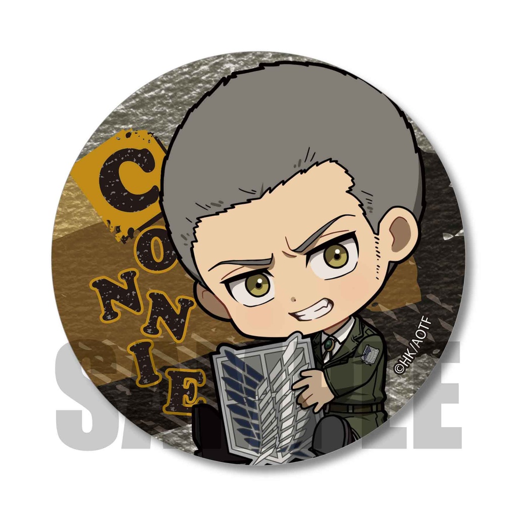(PO) Trading Can Badge Attack on Titan GyuGyutto [BOX] Image_6
