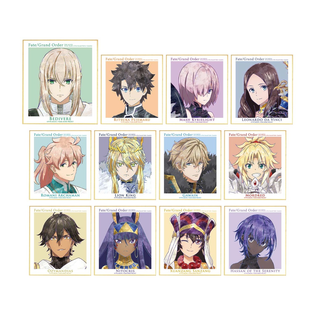 (PO) Fate/Grand Order Divine Realm of the Round Table: Camelot Paladin Agateram Trading Ani-Art Mini Shikishi [BOX] Image_2