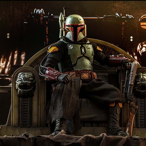 (PO) Television Masterpiece Series TMS056 - The Mandalorian - Boba Fett (Repaint Armor) and Throne Image_1