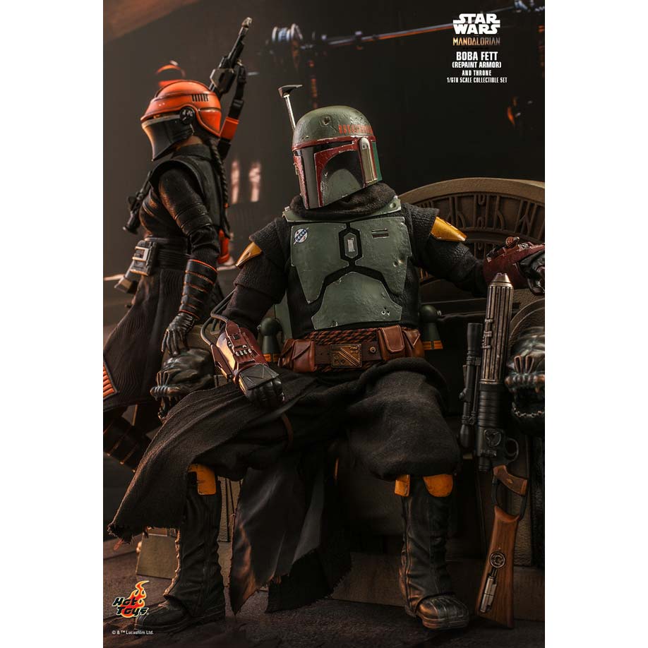 (PO) Television Masterpiece Series TMS056 - The Mandalorian - Boba Fett (Repaint Armor) and Throne Image_2