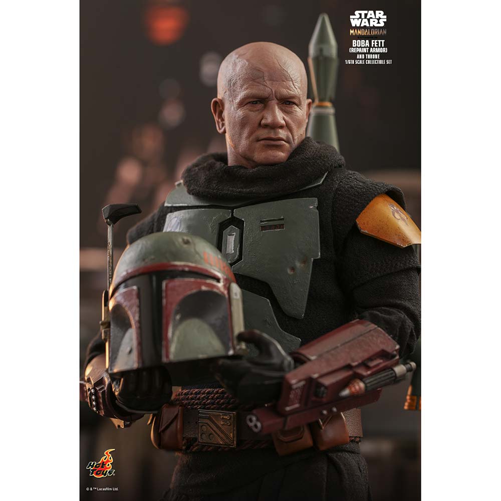 (PO) Television Masterpiece Series TMS056 - The Mandalorian - Boba Fett (Repaint Armor) and Throne Image_5