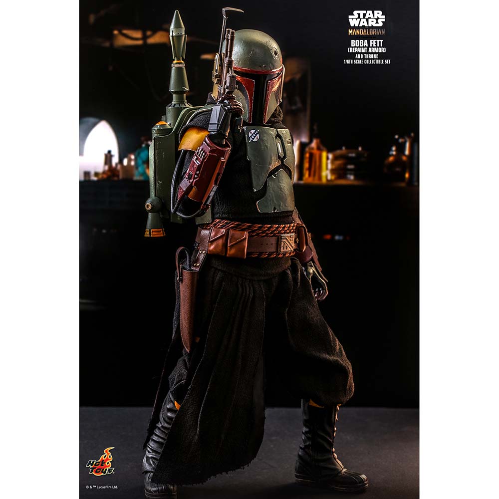 (PO) Television Masterpiece Series TMS056 - The Mandalorian - Boba Fett (Repaint Armor) and Throne Image_8