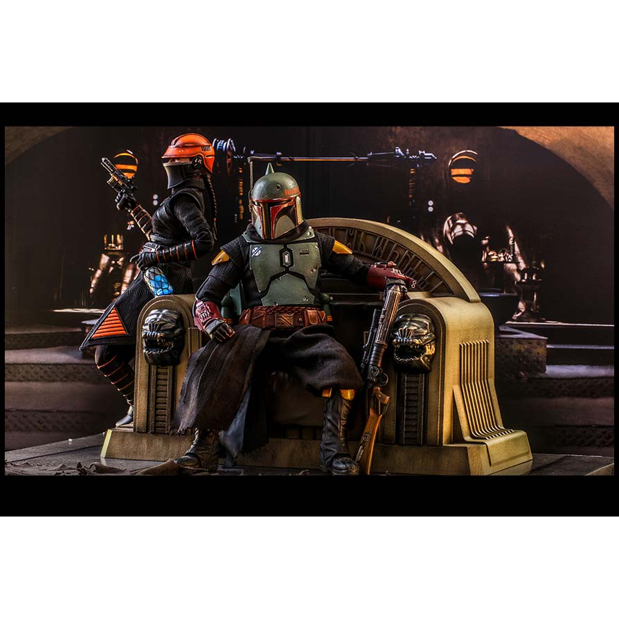 (PO) Television Masterpiece Series TMS056 - The Mandalorian - Boba Fett (Repaint Armor) and Throne Image_19