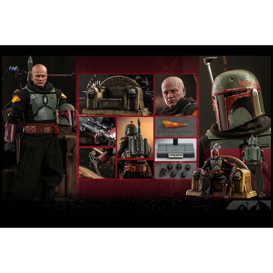 (PO) Television Masterpiece Series TMS056 - The Mandalorian - Boba Fett (Repaint Armor) and Throne Image_21