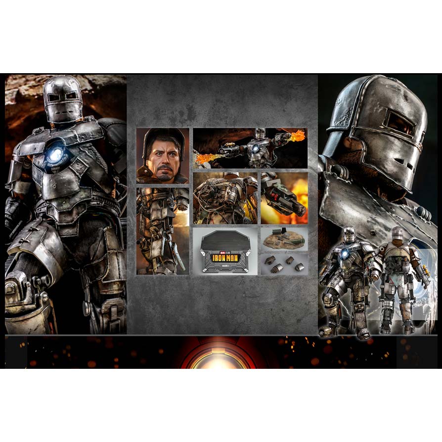 (PO) Movie Masterpiece Series Diecast MMS605D40 - Iron Man - Iron Man Mark I Image_20