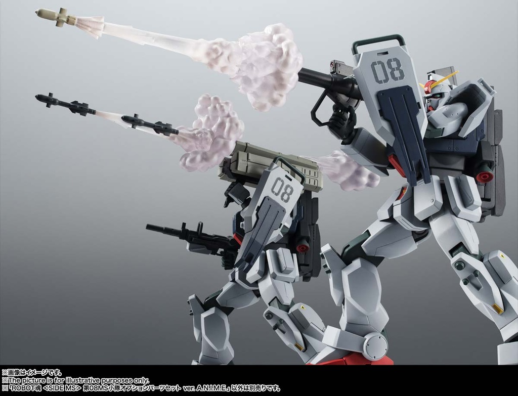 (PO) Robot Spirits <SIDE MS> Gundam The 08th MS Team 08th MS Squadron Optional Parts Set Ver. A.N.I.M.E. Image_7