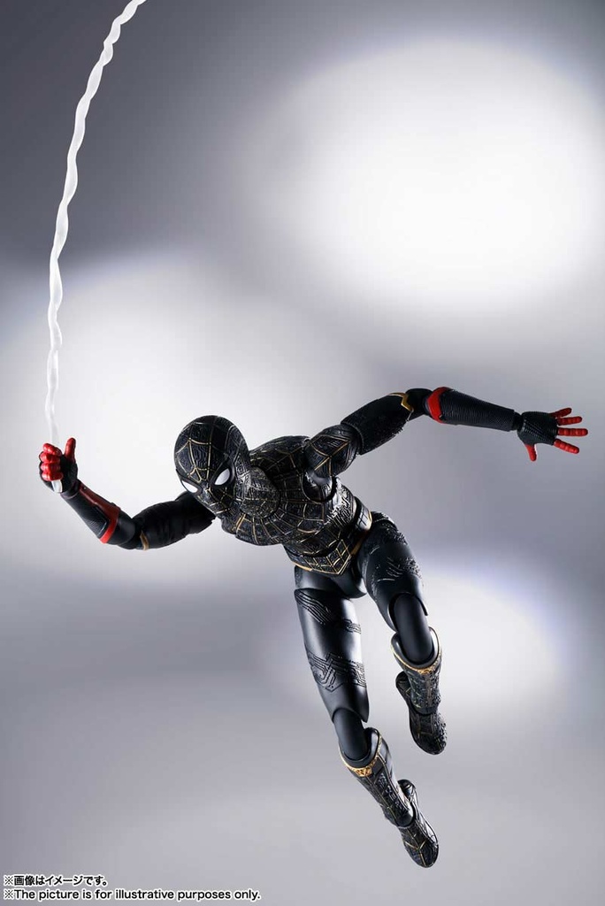 (PO) S.H.Figuarts Spider-Man: No Way Home - Spider-Man Black & Gold Suit Suit Image_8