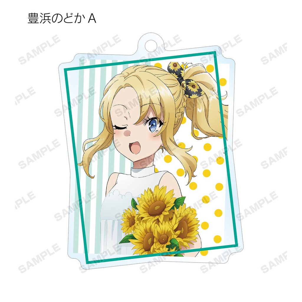 (PO) Rascal does Not Dream of Bunny Girl Senpai Original Illustration Sunflower & White Dress Ver. Trading Acrylic Key Chain [BOX] Image_6