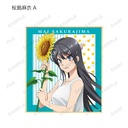 (PO) Rascal does Not Dream of Bunny Girl Senpai Original Illustration Sunflower & White Dress Ver. Trading Mini Shikishi [BOX] Image_3