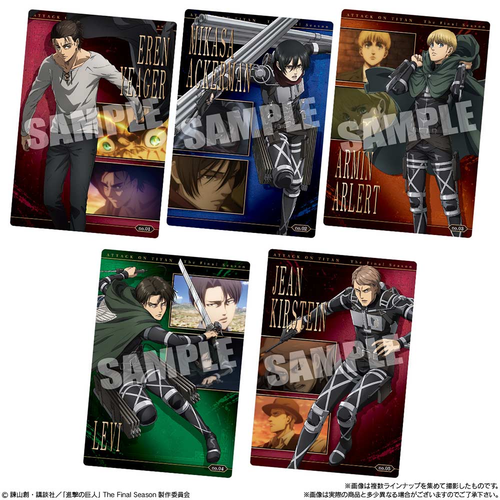 (PO) Attack on Titan The Final Season Wafer Card [BOX] Image_3