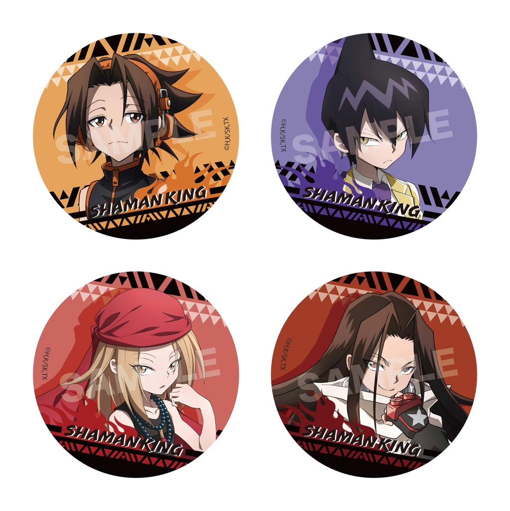 (PO) Shaman King Metallic Can Badge 01 Vol. 1 [BOX] Image_2