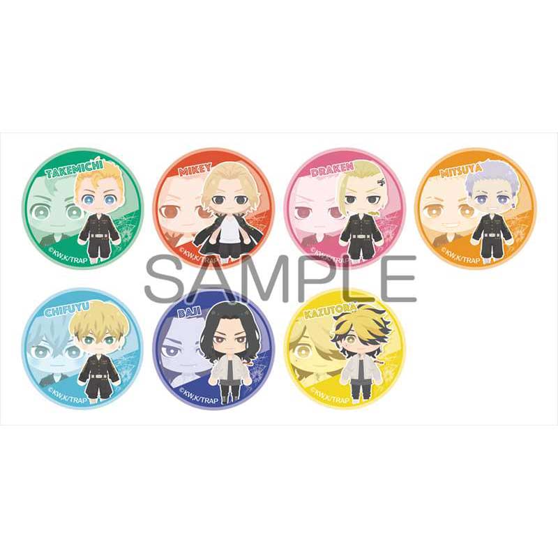 (PO) Tokyo Revengers x Pas Chara Trading Can Badge [BOX] Image_1