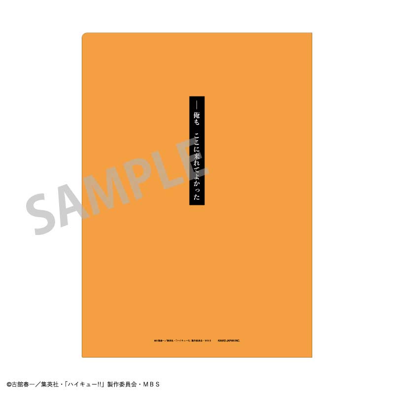 (PO) Haikyu! A4 Trading Words Clear File [BOX] Image_7