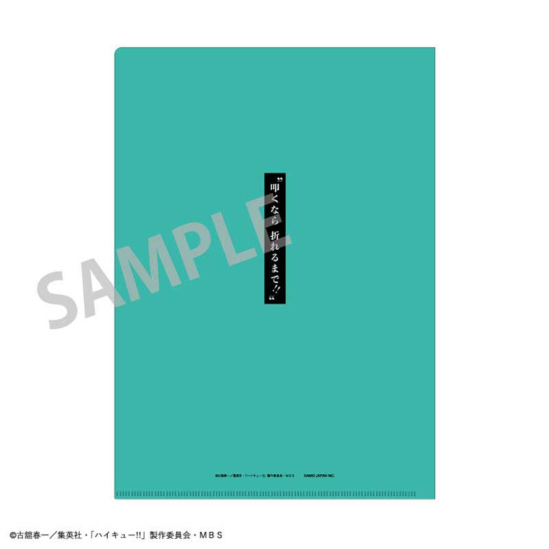 (PO) Haikyu! A4 Trading Words Clear File [BOX] Image_13