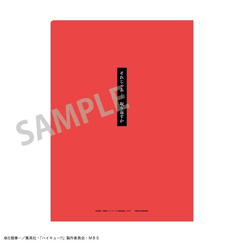 (PO) Haikyu! A4 Trading Words Clear File [BOX] Image_17