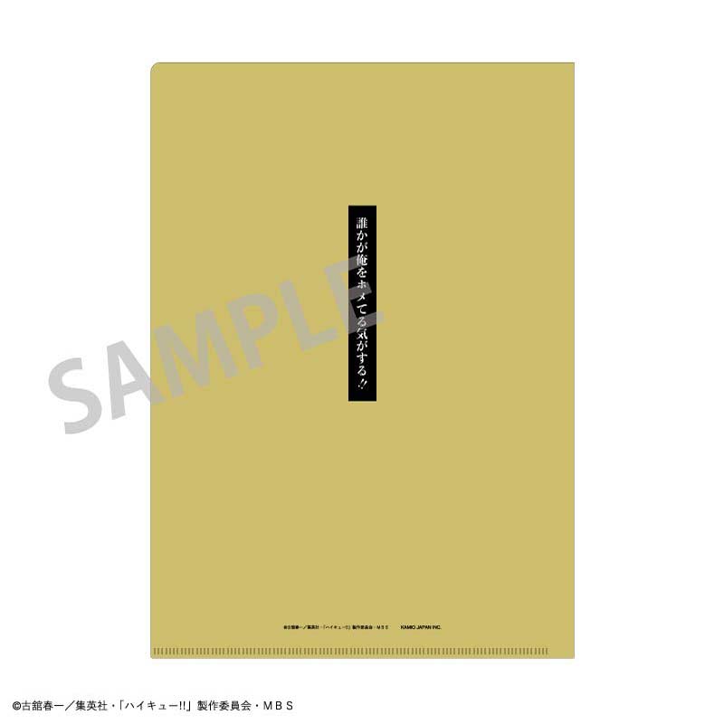 (PO) Haikyu! A4 Trading Words Clear File [BOX] Image_25