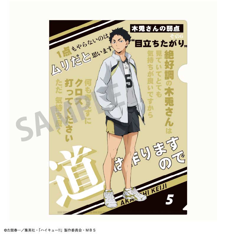 (PO) Haikyu! A4 Trading Words Clear File [BOX] Image_26