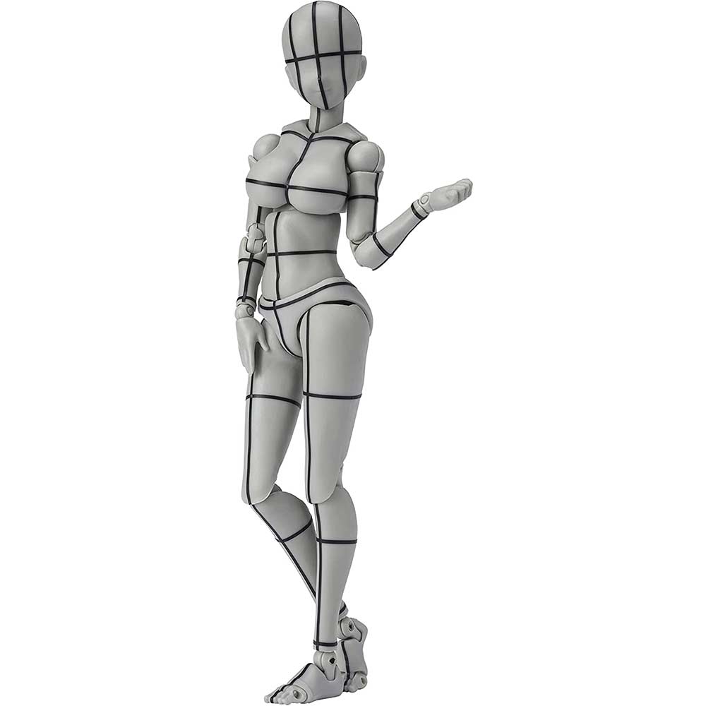 (PO) S.H.Figuarts Body-chan Kentaro Yabuki Wire Frame (Gray Color Ver.) Image_2
