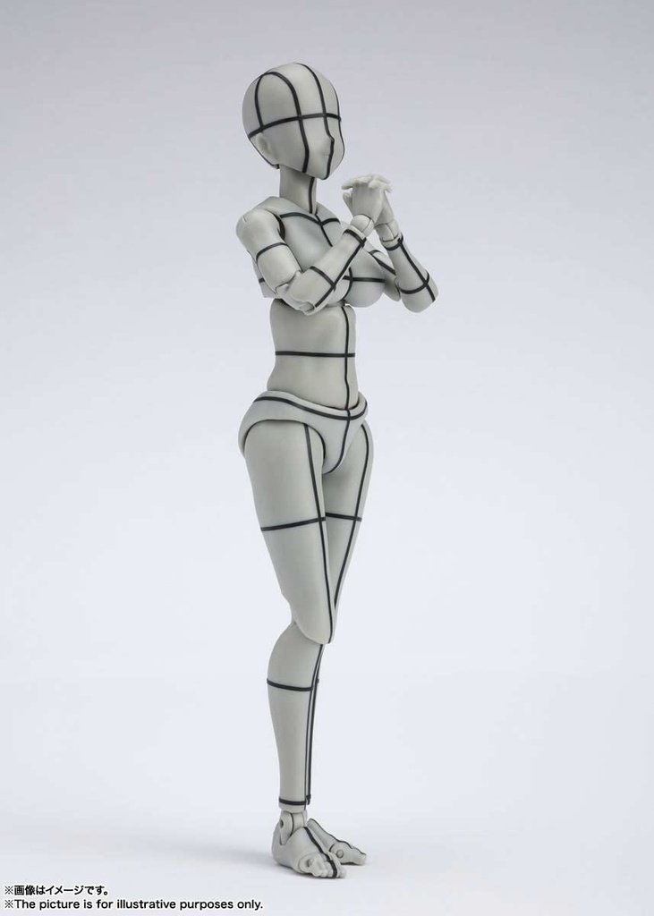 (PO) S.H.Figuarts Body-chan Kentaro Yabuki Wire Frame (Gray Color Ver.) Image_4