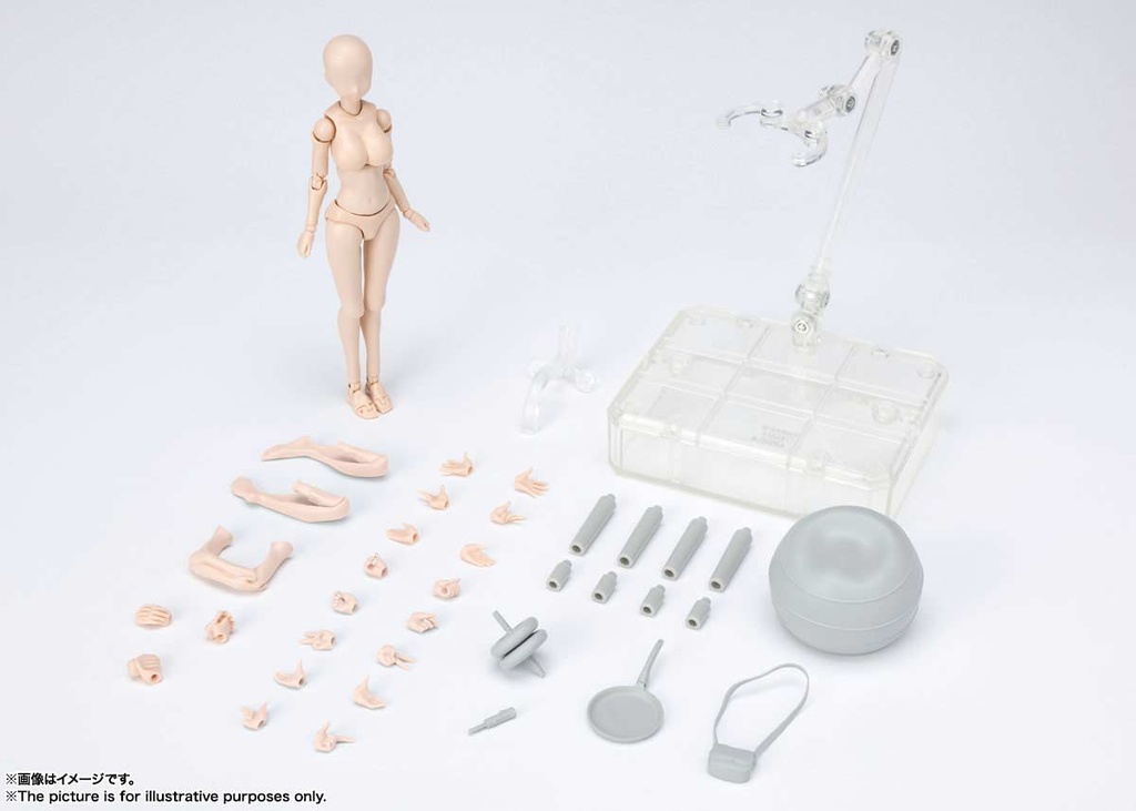 (PO) S.H.Figuarts Body-chan Kentaro Yabuki Edition DX Set Pale Orange Color Ver. Image_8