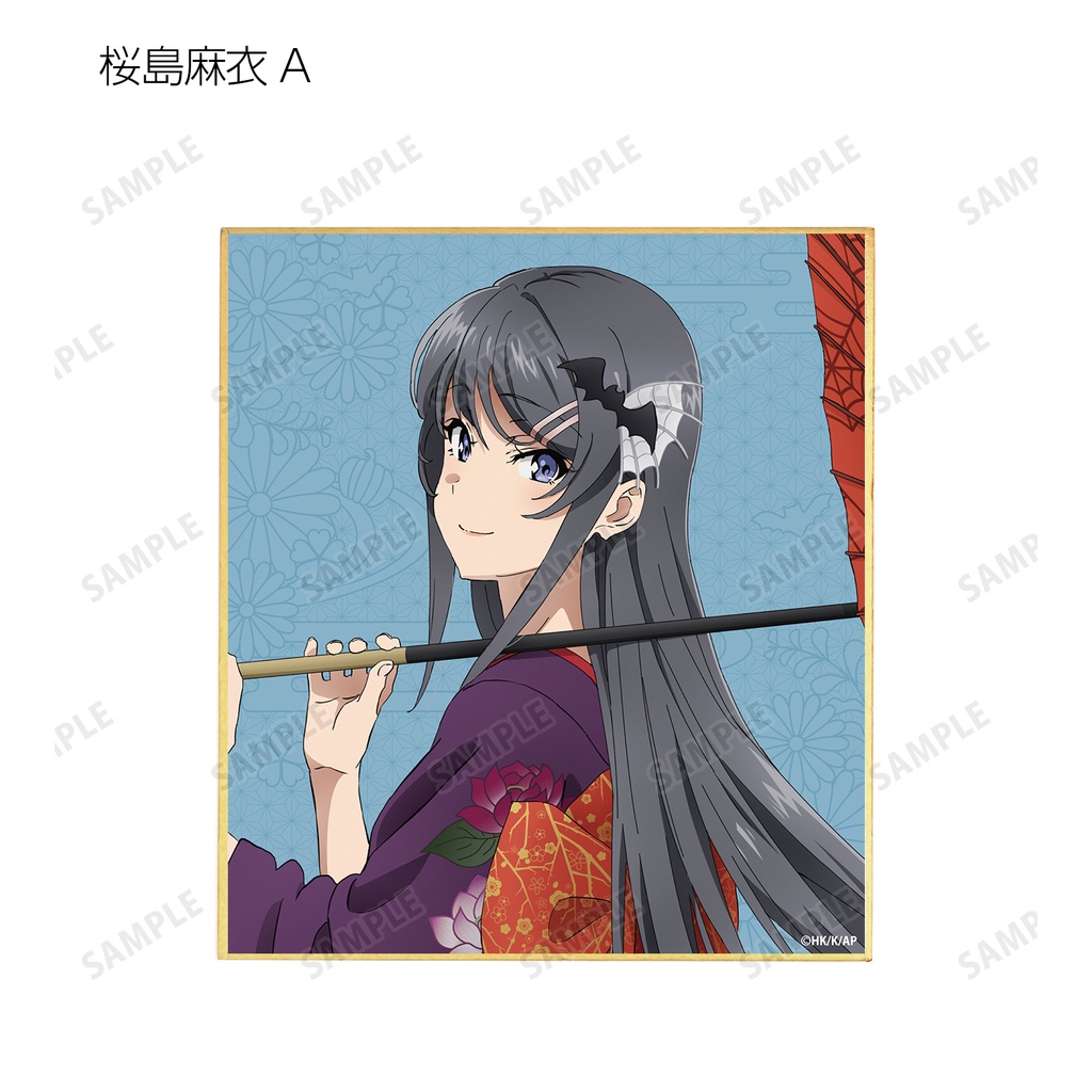 (PO) Rascal Does Not Dream of Bunny Girl Senpai Original Illustration Japanese Style Halloween Ver. Trading Mini Shikishi [BOX] Image_3