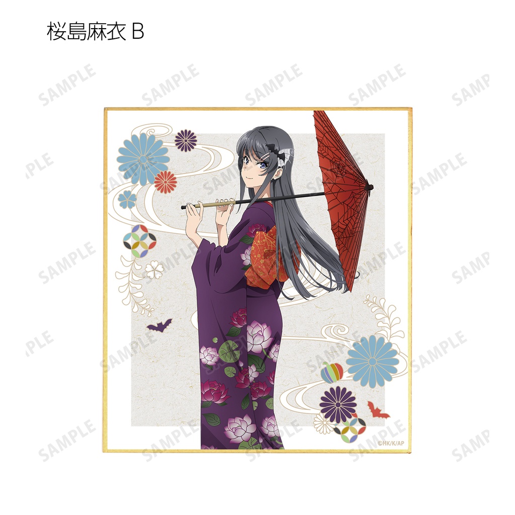 (PO) Rascal Does Not Dream of Bunny Girl Senpai Original Illustration Japanese Style Halloween Ver. Trading Mini Shikishi [BOX] Image_6