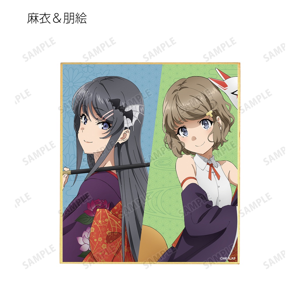 (PO) Rascal Does Not Dream of Bunny Girl Senpai Original Illustration Japanese Style Halloween Ver. Trading Mini Shikishi [BOX] Image_9
